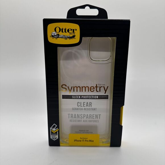 Otterbox Symmetry Series Sleek Clear Yellow‎ Protection Case iPhone 11 Pro Max - Picture 1 of 3